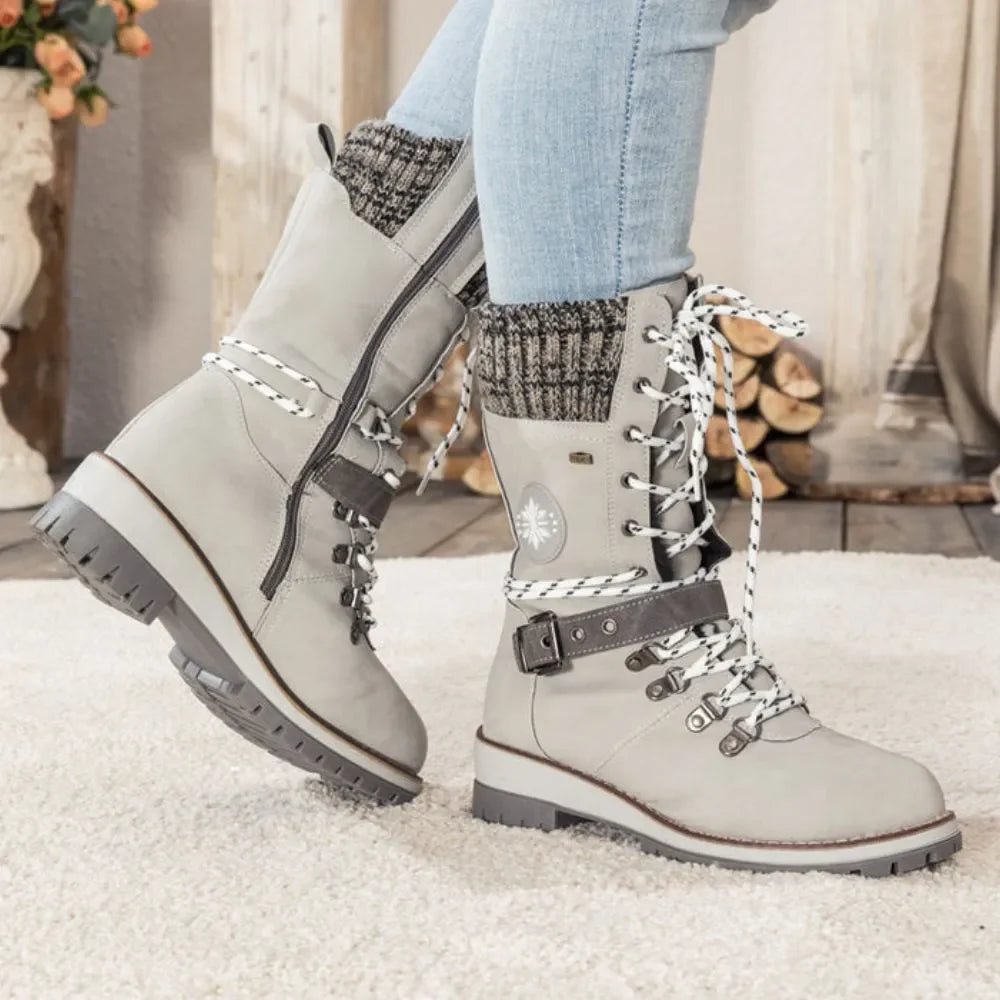 Comfortabele Winterlaarzen met Memory Foam – Warm, Waterdicht & Antislip