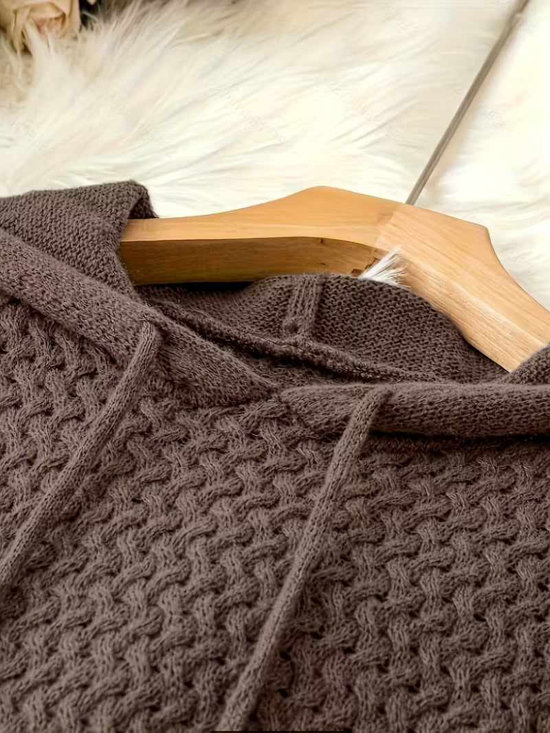 Luxe Kapuzen Kleid – Comfortabele, Warme en Stijlvolle Hoodie Jurk voor Dames