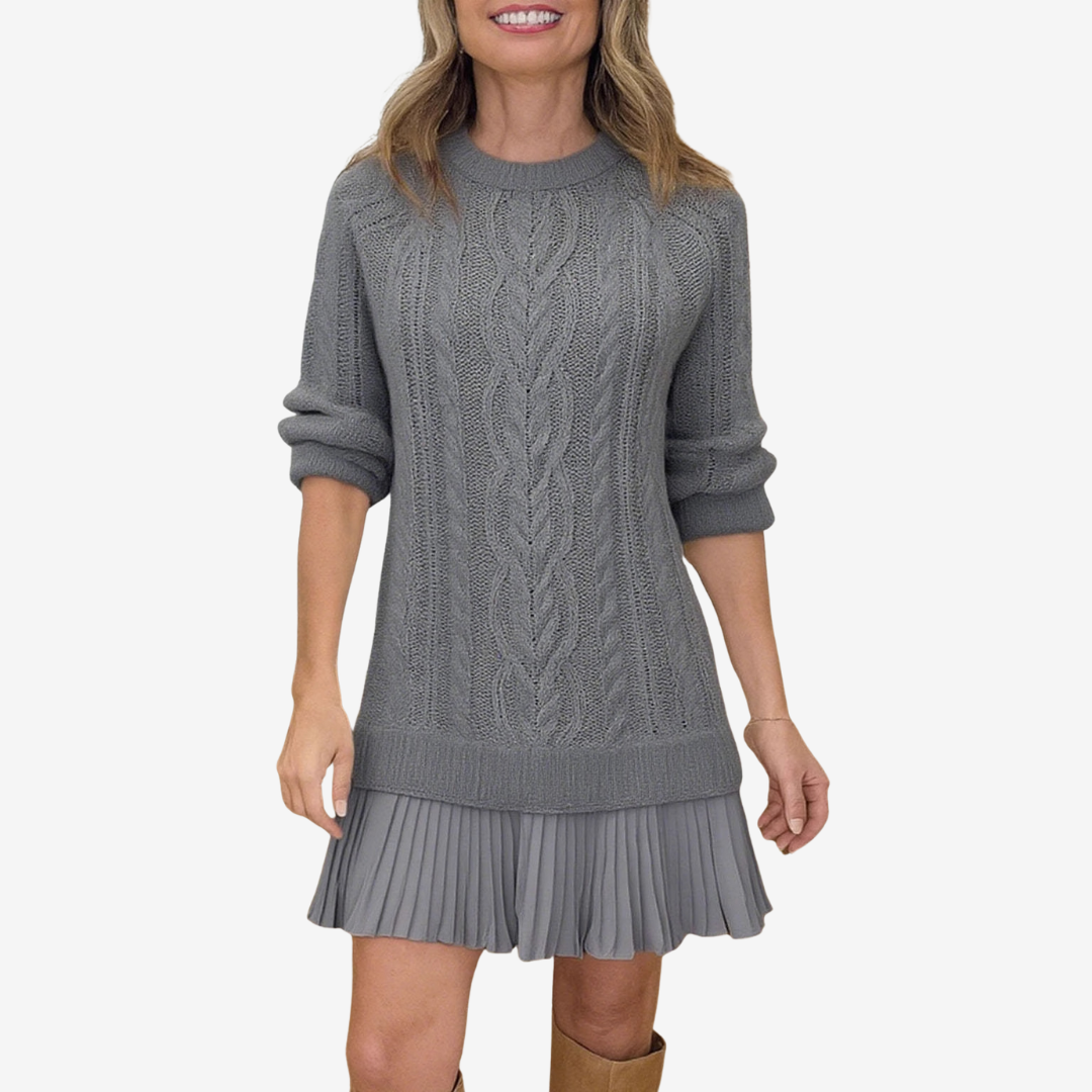 Gebreide Sweater Jurk – Comfortabel, Stijlvol & Veelzijdig voor Elke Gelegenheid