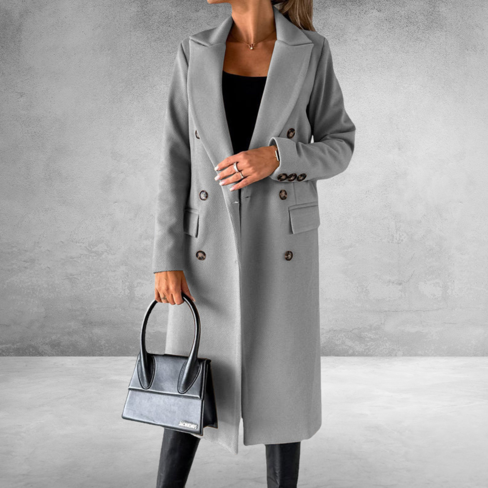 Dubbelzijdige Jas – Elegante, Warme & Stijlvolle Damesjas met Twee-Zijdig Ontwerp voor Elke Gelegenheid