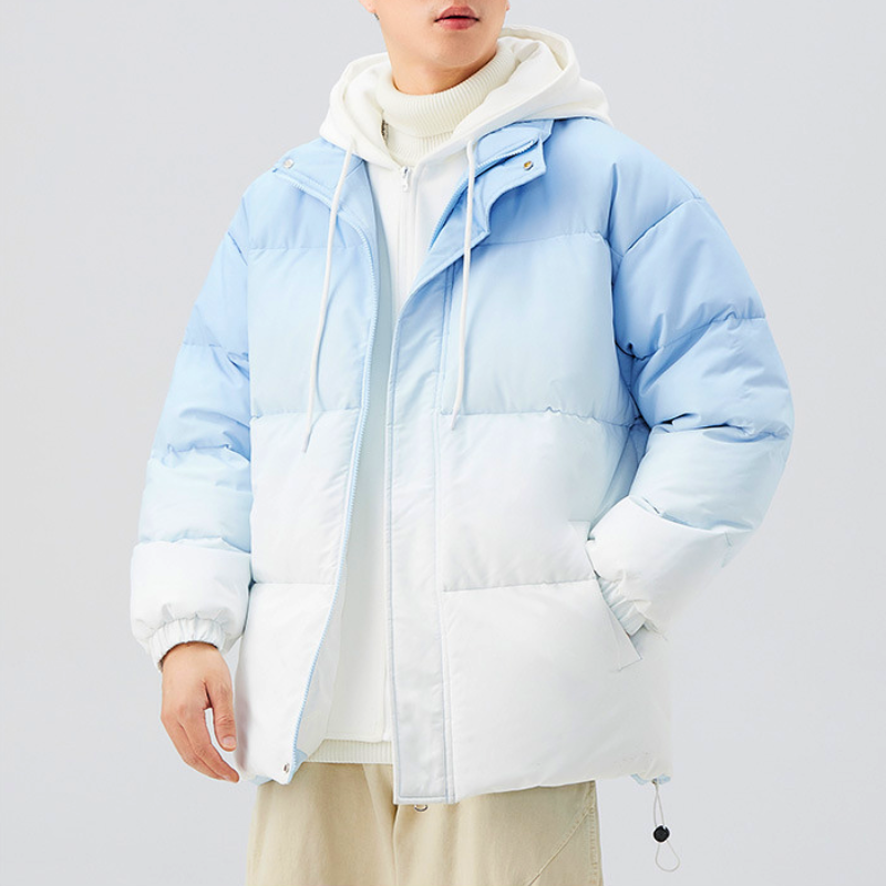 Ombré Puffer Jas – Warme & Waterafstotende Winterjas