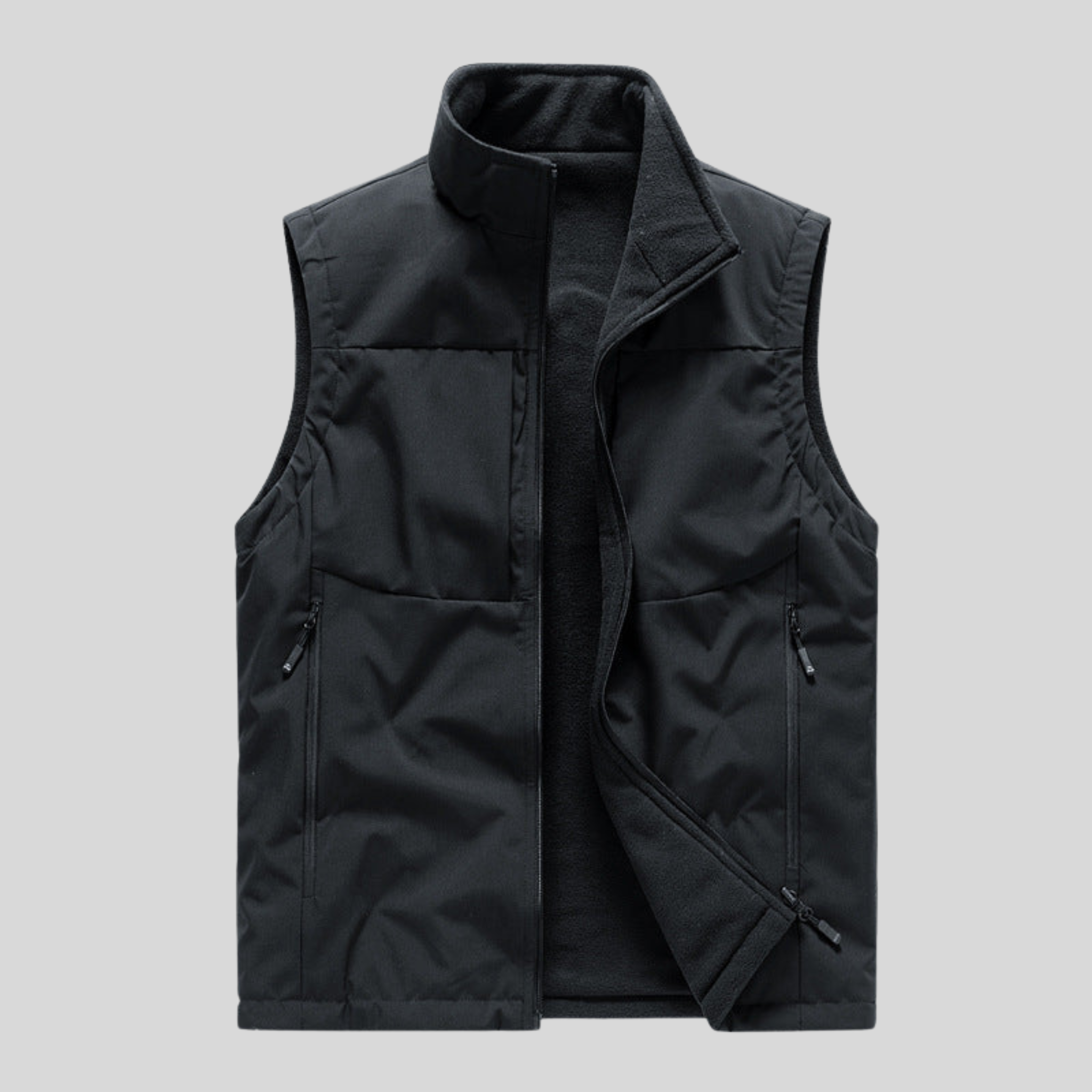 Dubbelzijdig Fleece Vest – Warm, Zacht & Comfortabel Dames Vest voor Buiten en Dagelijks Gebruik