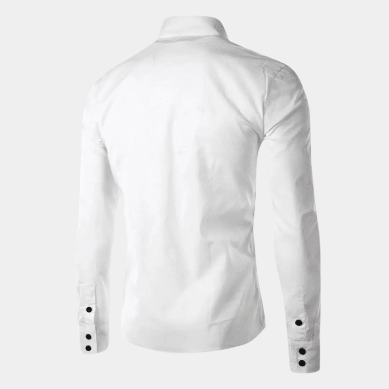 Slim-Fit Overhemd voor Heren – Ademend, Strijkvrij & Veelzijdig Zakelijk-Casual
