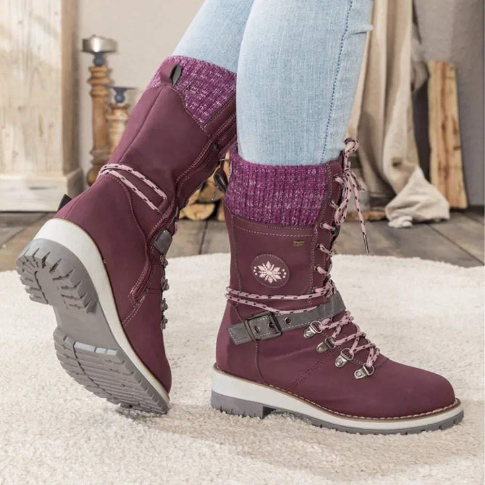 Comfortabele Winterlaarzen met Memory Foam – Warm, Waterdicht & Antislip