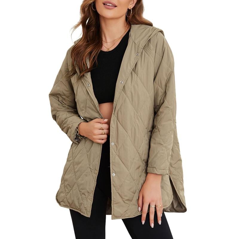 Dames Winter Puffer Jas – Oversized en Lichtgewicht Gewatteerde Jas