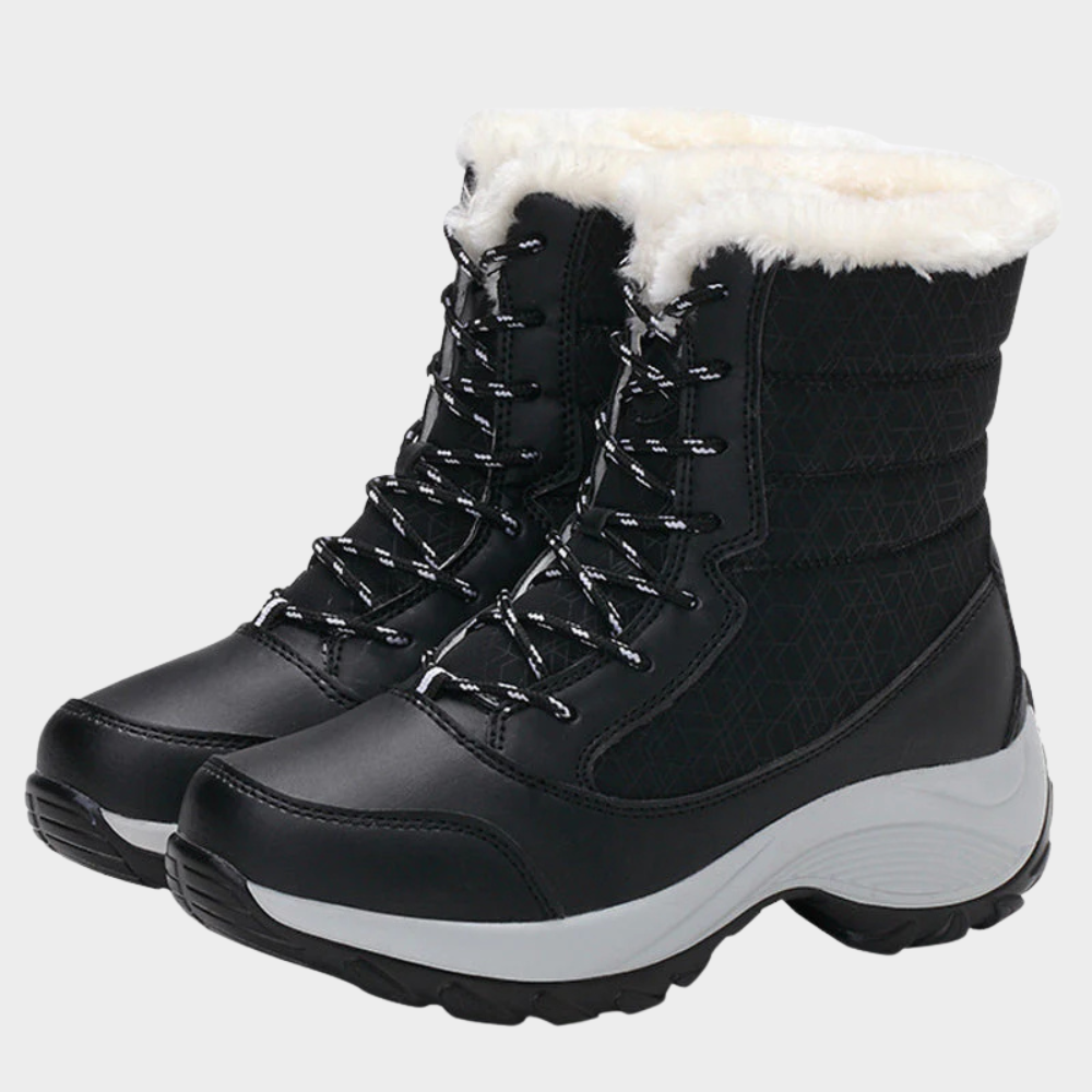 Warme Waterdichte Winterlaarzen voor Dames – Geïsoleerde Outdoor Schoenen
