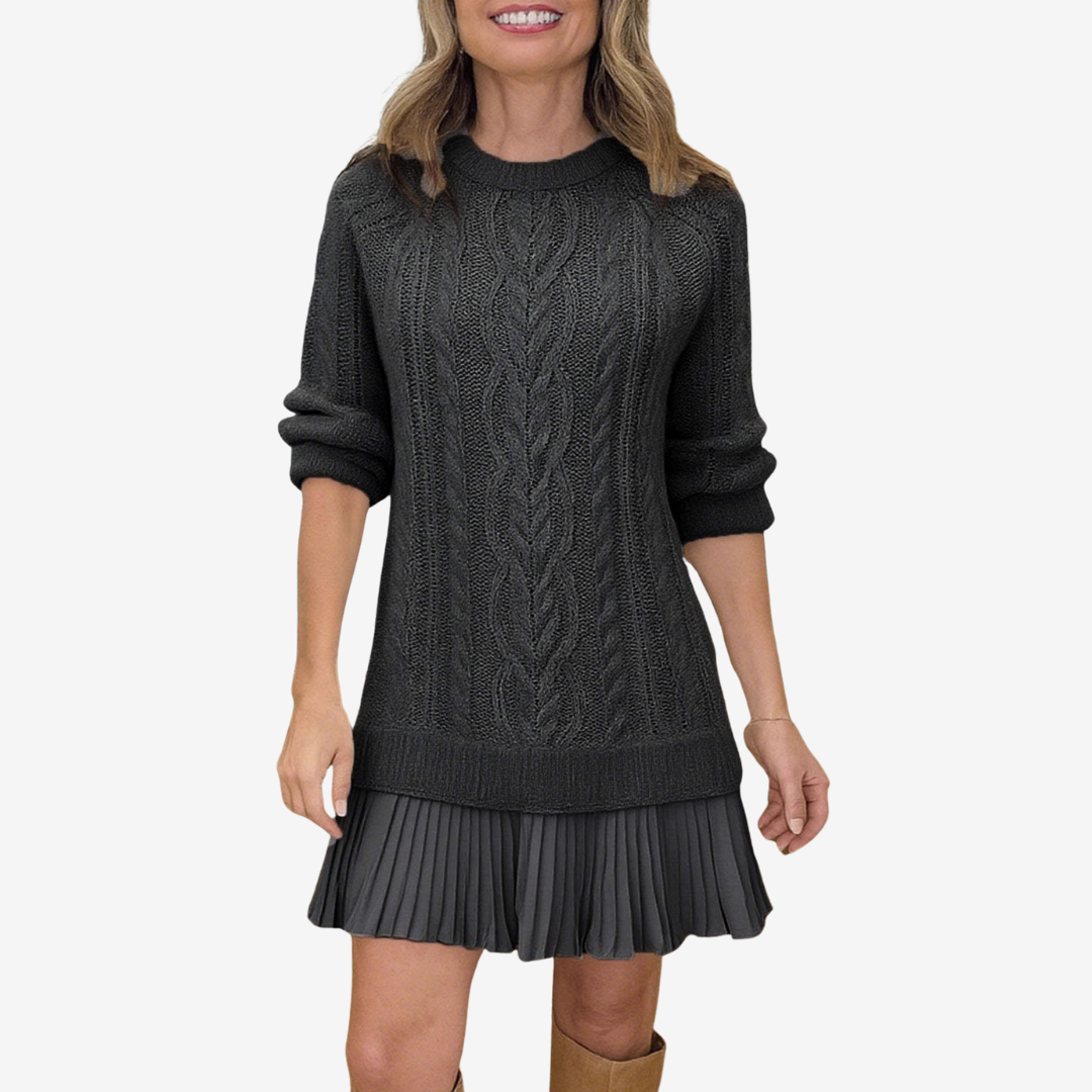 Gebreide Sweater Jurk – Comfortabel, Stijlvol & Veelzijdig voor Elke Gelegenheid