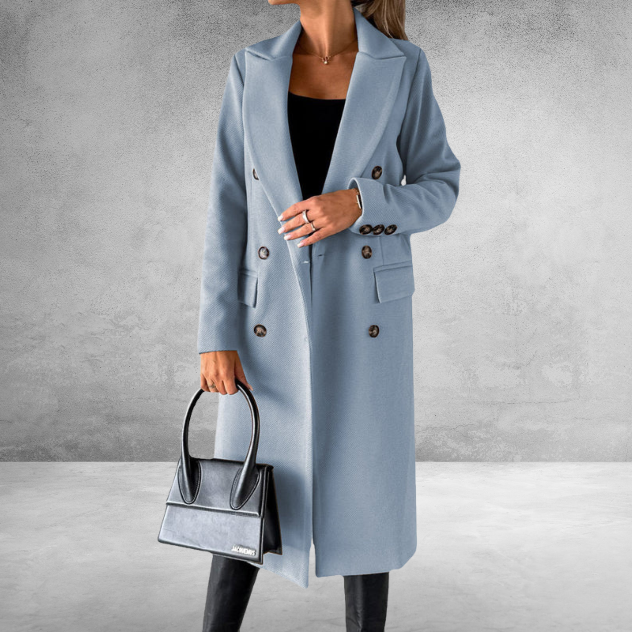 Dubbelzijdige Jas – Elegante, Warme & Stijlvolle Damesjas met Twee-Zijdig Ontwerp voor Elke Gelegenheid