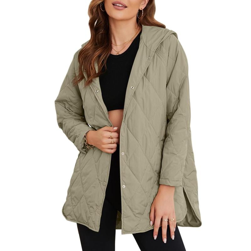 Dames Winter Puffer Jas – Oversized en Lichtgewicht Gewatteerde Jas