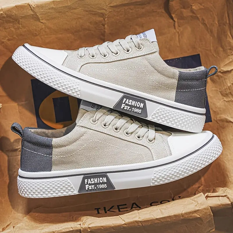Heren Casual Sneakers – Comfortabele Lage Sneakers met Ademend Ontwerp en Antislip Zool