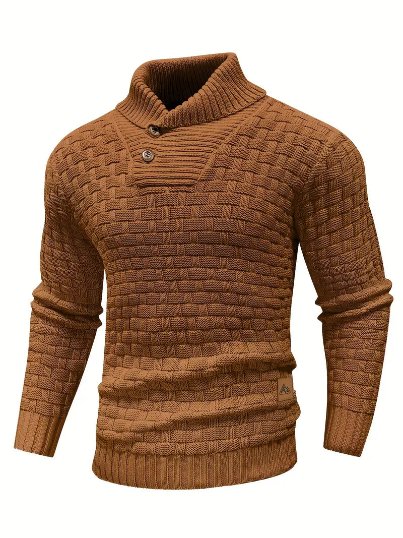 Elegante Herentrui – Comfortabele Strickpullover met Stijlvolle Pasvorm
