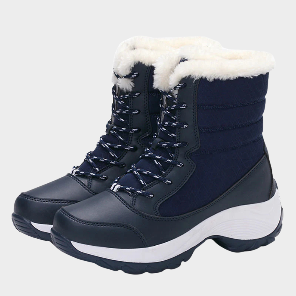 Warme Waterdichte Winterlaarzen voor Dames – Geïsoleerde Outdoor Schoenen
