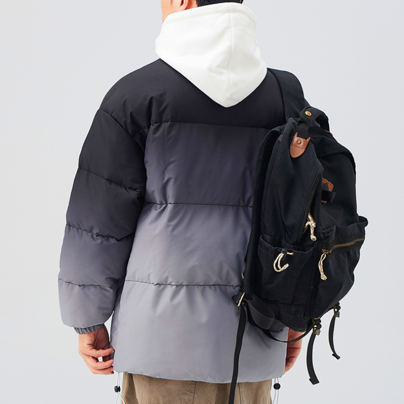 Ombré Puffer Jas – Warme & Waterafstotende Winterjas
