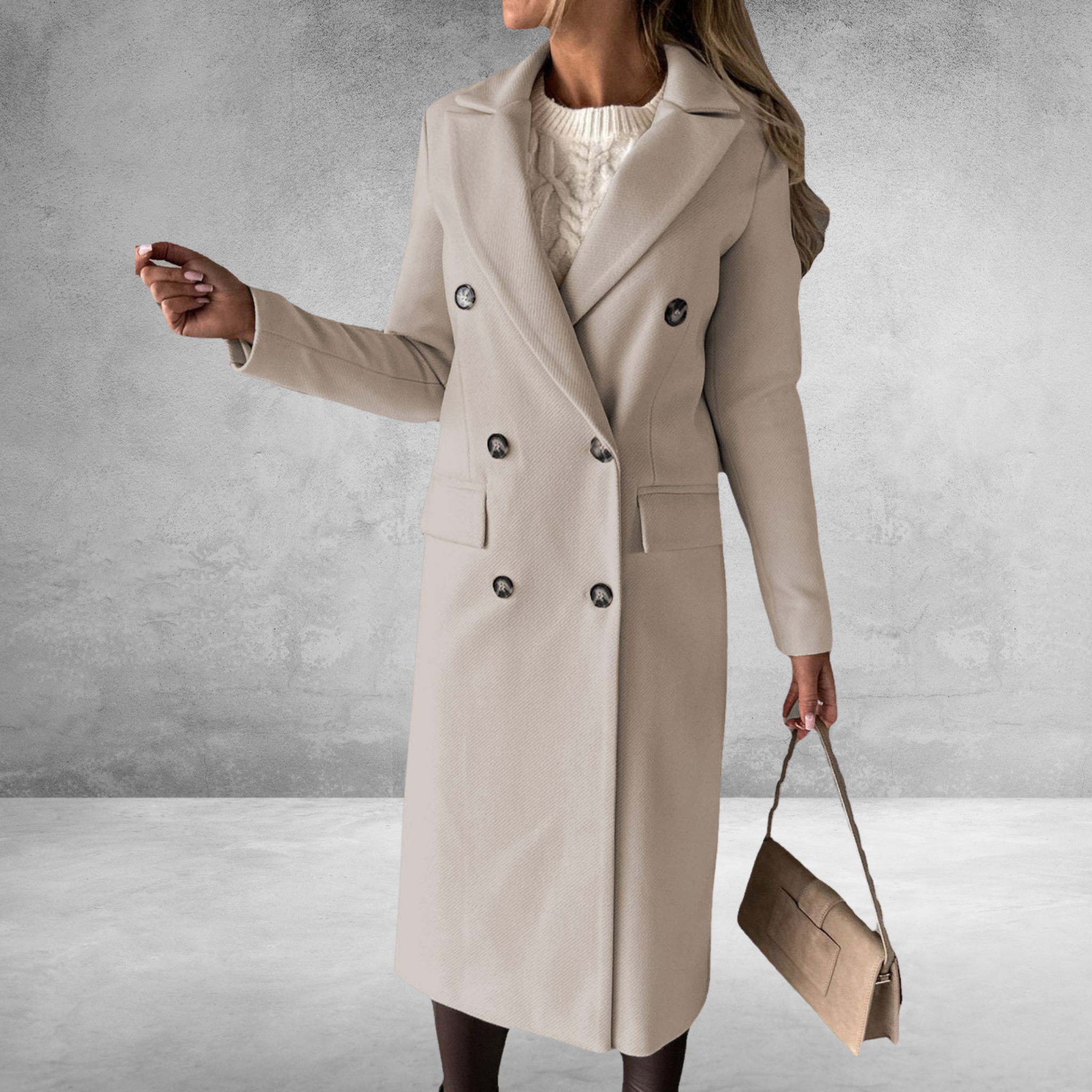 Dubbelzijdige Jas – Elegante, Warme & Stijlvolle Damesjas met Twee-Zijdig Ontwerp voor Elke Gelegenheid