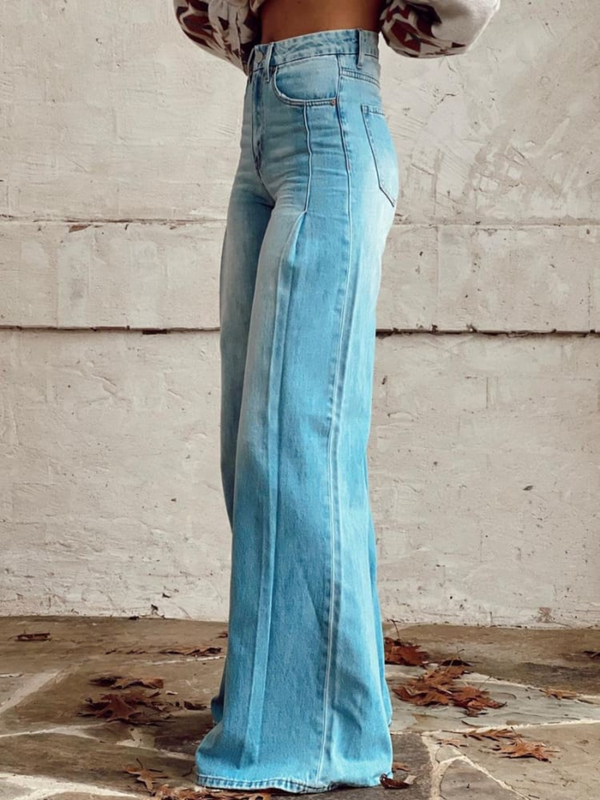 Vintage Flared Pants – Stijlvolle Uitlopende Broek met Retro Flair