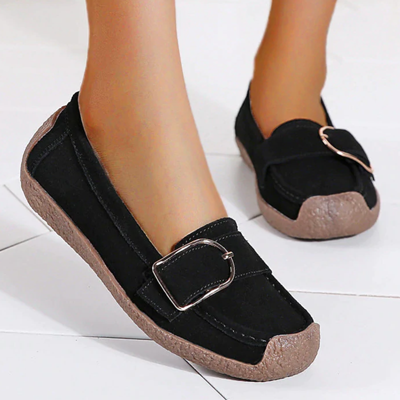 Fashion Flats Echte Leren Loafers – Stijlvolle en Comfortabele Loafers voor Elke Gelegenheid