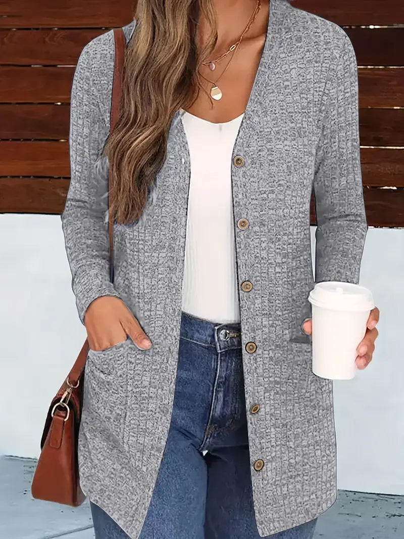 Langsleeve Cardigan – Comfortabele & Stijlvolle Damesvesten met Lange Mouwen