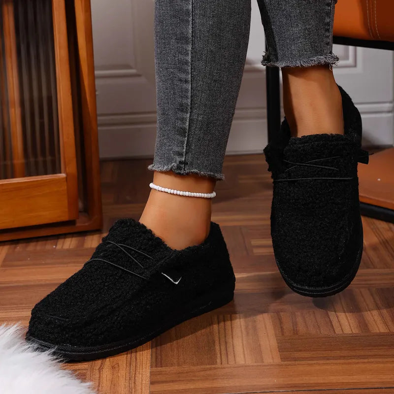 Warme Teddy Slippers voor Dames – Luxe, Comfortabel & Stijlvol voor de Winter