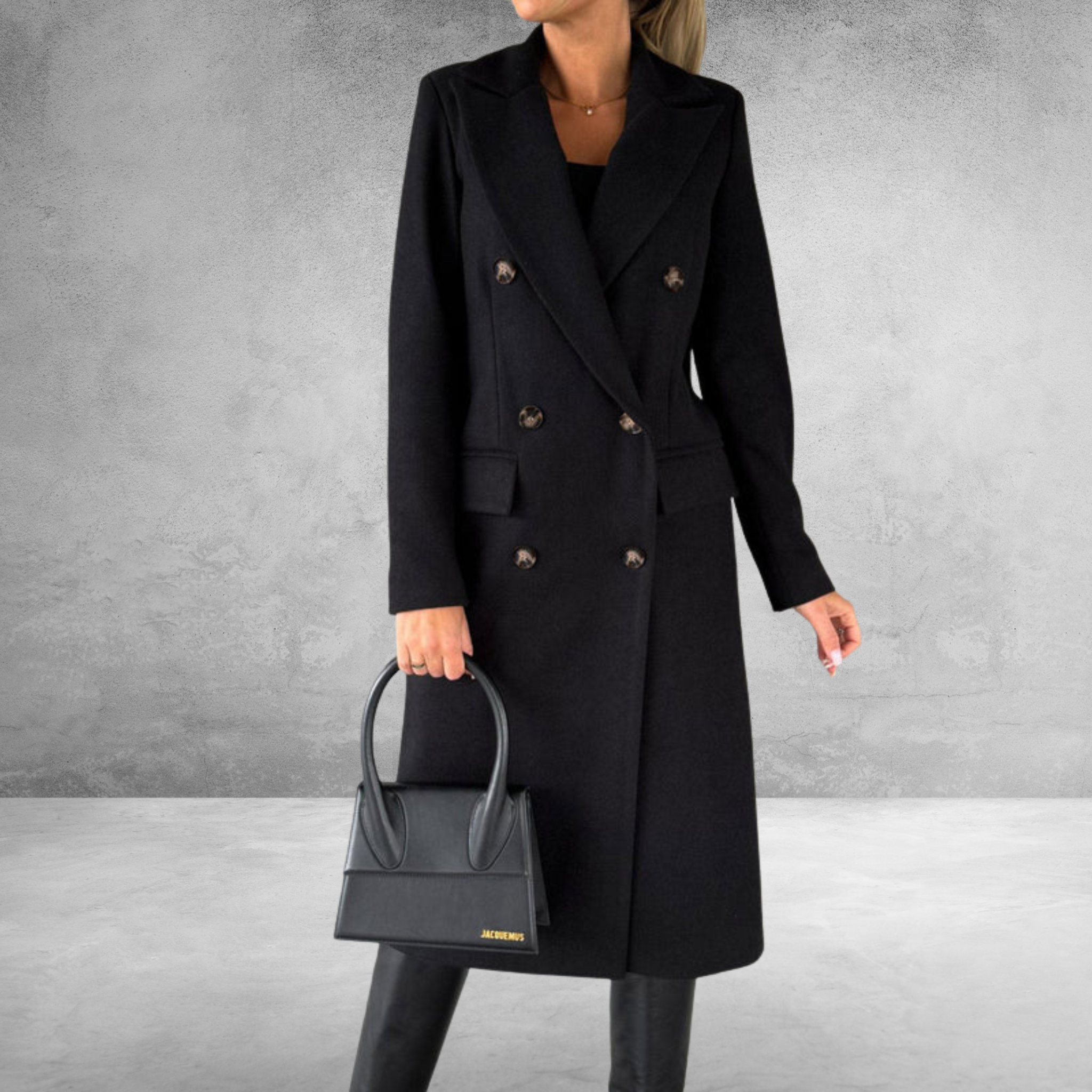 Dubbelzijdige Jas – Elegante, Warme & Stijlvolle Damesjas met Twee-Zijdig Ontwerp voor Elke Gelegenheid