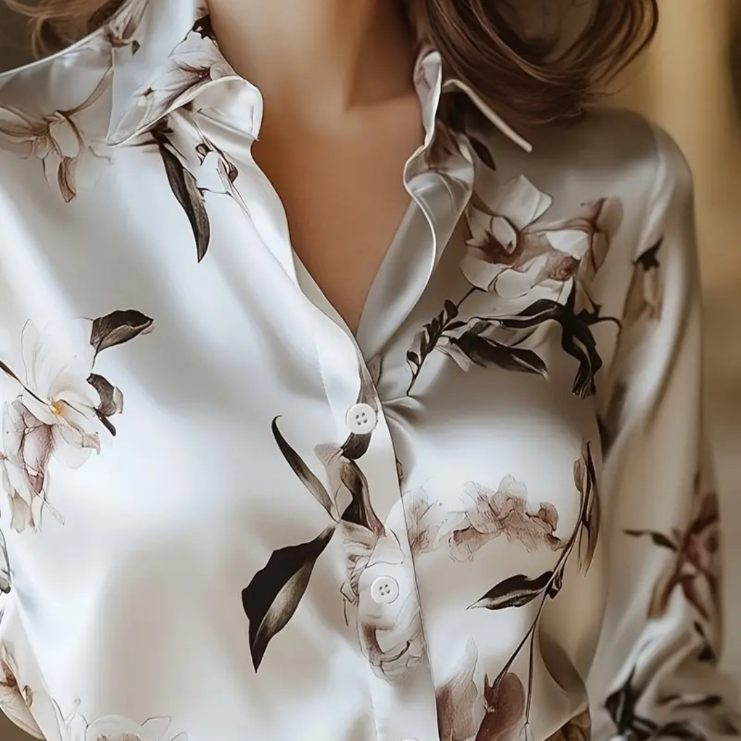 Overhemd in Retro Stijl met Bloemenprint – Stijlvol, Uniek & Comfortabel