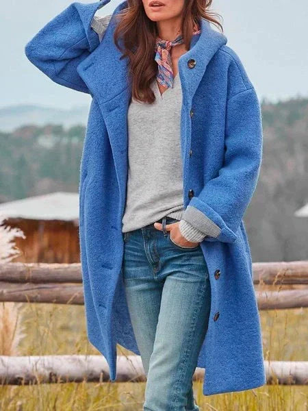 Oversized Warme Jas met Capuchon – Stijlvol, Comfortabel & Perfect voor Herfst en Winter