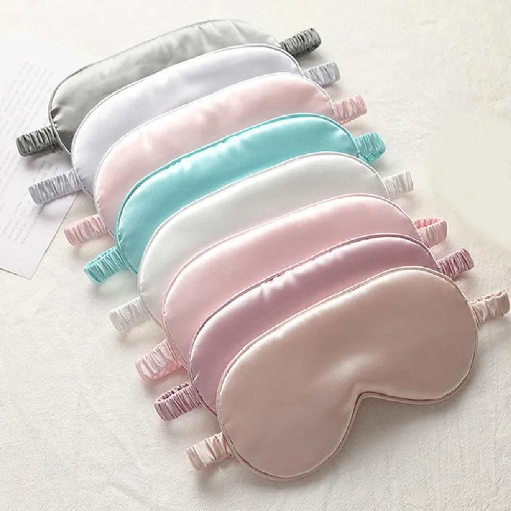 Zijdezacht Slaapmasker – Oogmasker voor Reizen, Relaxen & Gezond Slapen