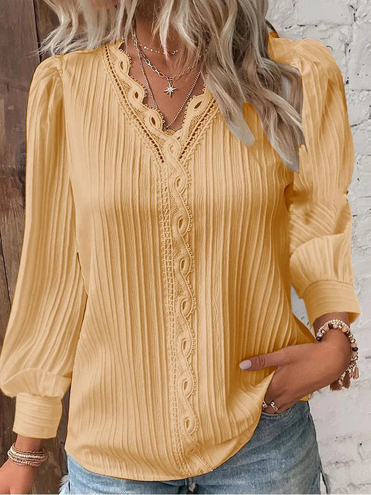 Elegante Geplisseerde Blouse – Stijlvolle Comfort & Tijdloze Vrouwelijkheid