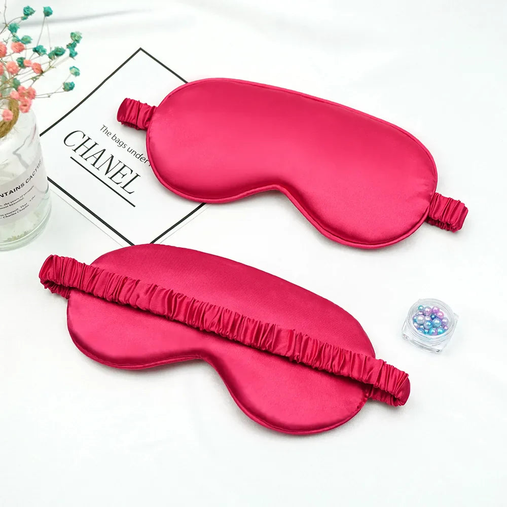 Zijdezacht Slaapmasker – Oogmasker voor Reizen, Relaxen & Gezond Slapen