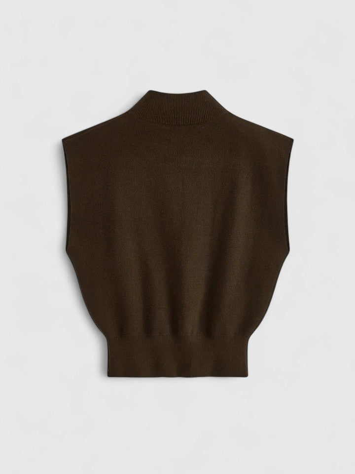 Elegante Dames Top – Veelzijdig Effen Ontwerp, Comfortabele Stretch Pasvorm, Dagelijkse Essential
