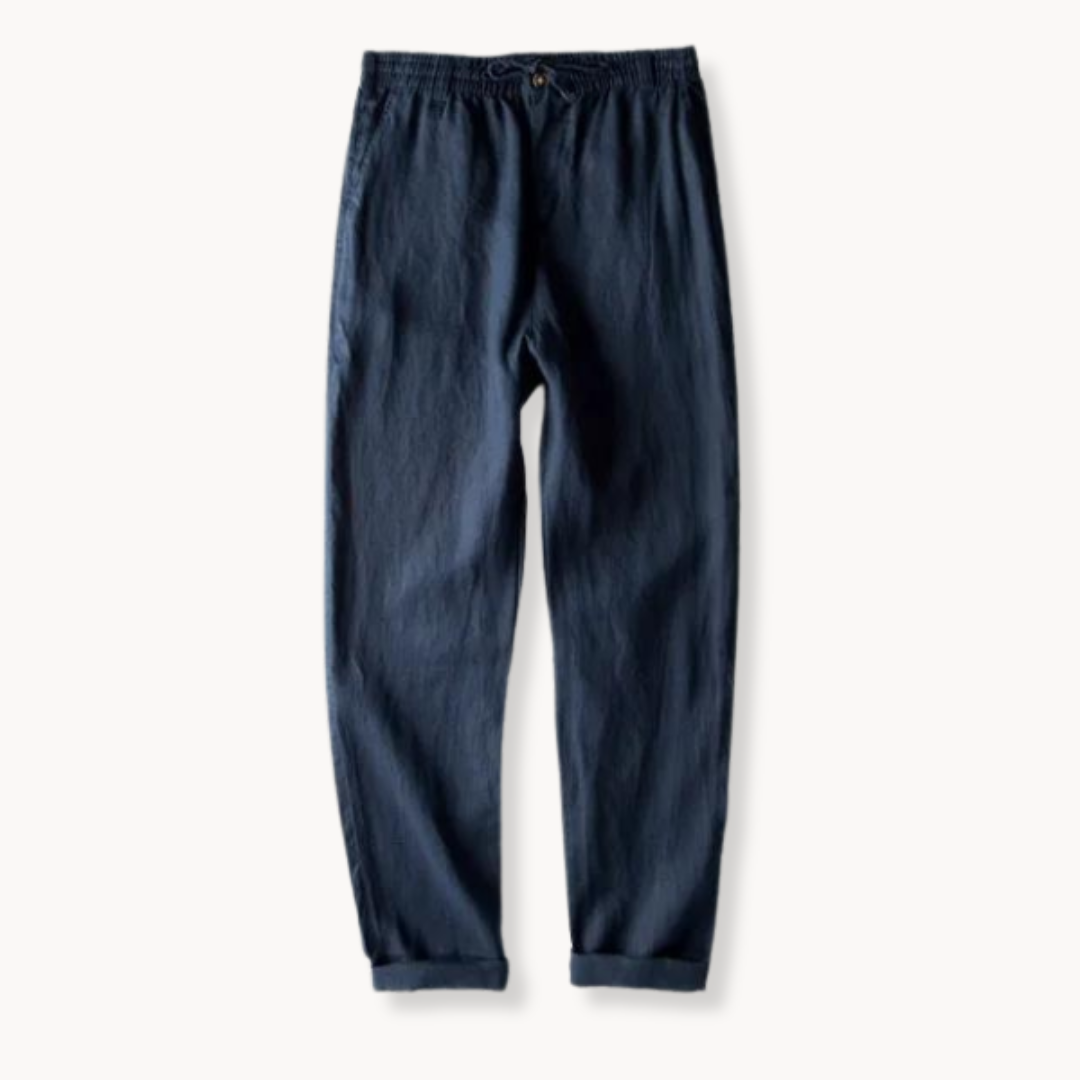 Lichtgewicht Linnen Broek voor Heren – Ademend Zomercomfort en Smart Casual Stijl