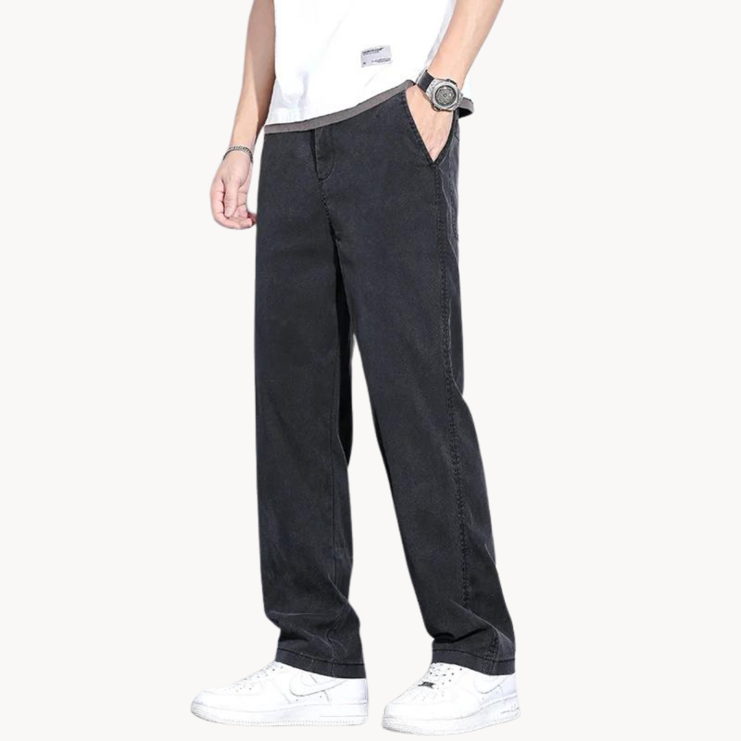 Lichtgewicht Rechte Tencel Jeans – Zachte Ademend Stretch Denim voor Zomercomfort