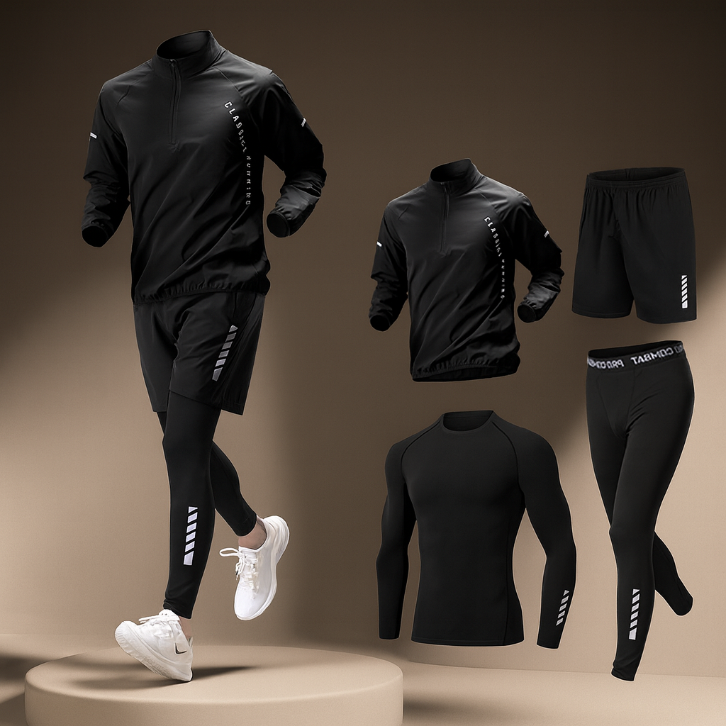 CloudMove 4-Delige Trainingsset – Lichtgewicht, Ademend & Flexibel