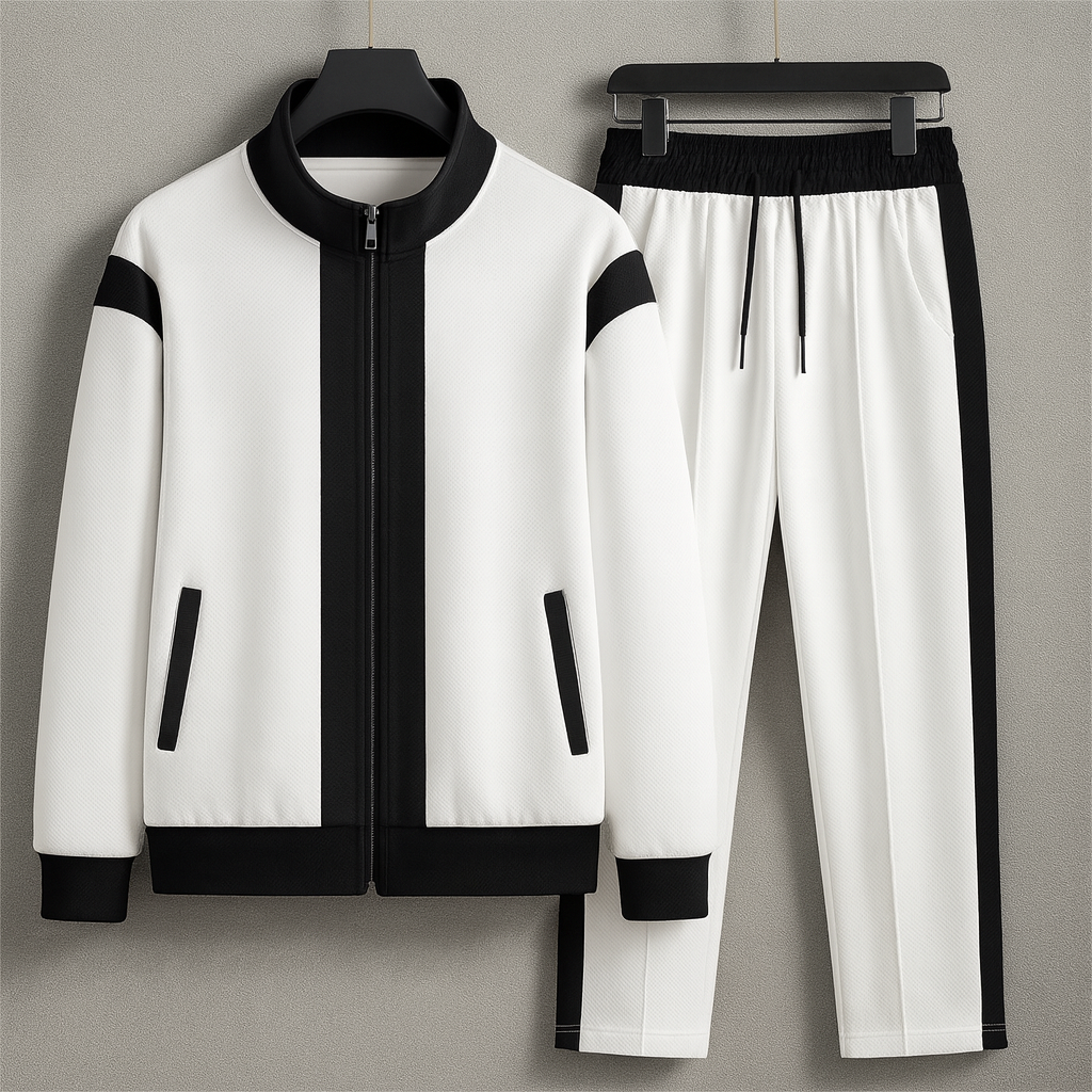 Premium Tracksuit voor Heren – Comfortabele Trainingsset met Stijlvolle Details