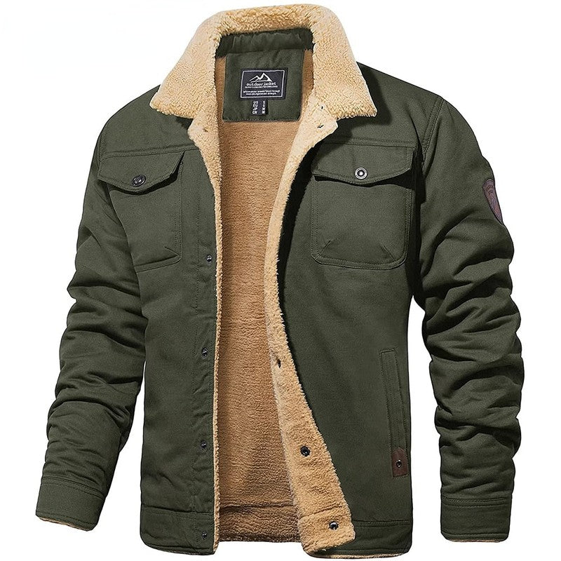 Fleece Bomberjack Heren – Warme & Sportieve Jas voor de Herfst en Winter