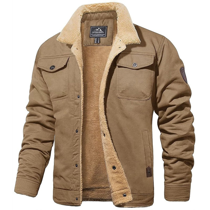 Fleece Bomberjack Heren – Warme & Sportieve Jas voor de Herfst en Winter