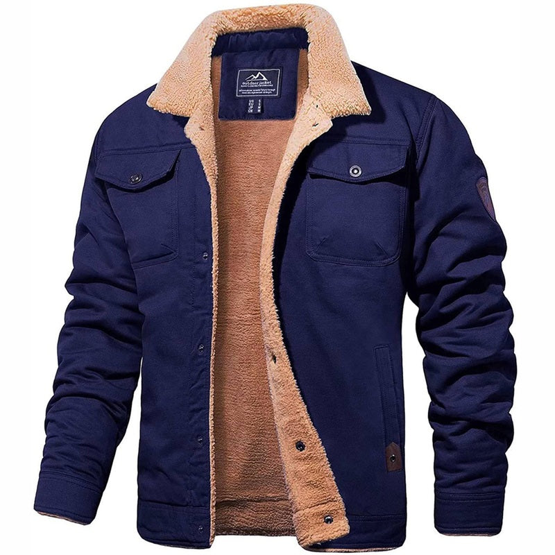 Fleece Bomberjack Heren – Warme & Sportieve Jas voor de Herfst en Winter