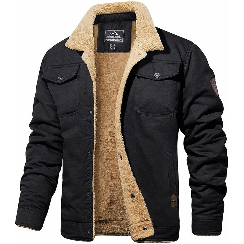 Fleece Bomberjack Heren – Warme & Sportieve Jas voor de Herfst en Winter