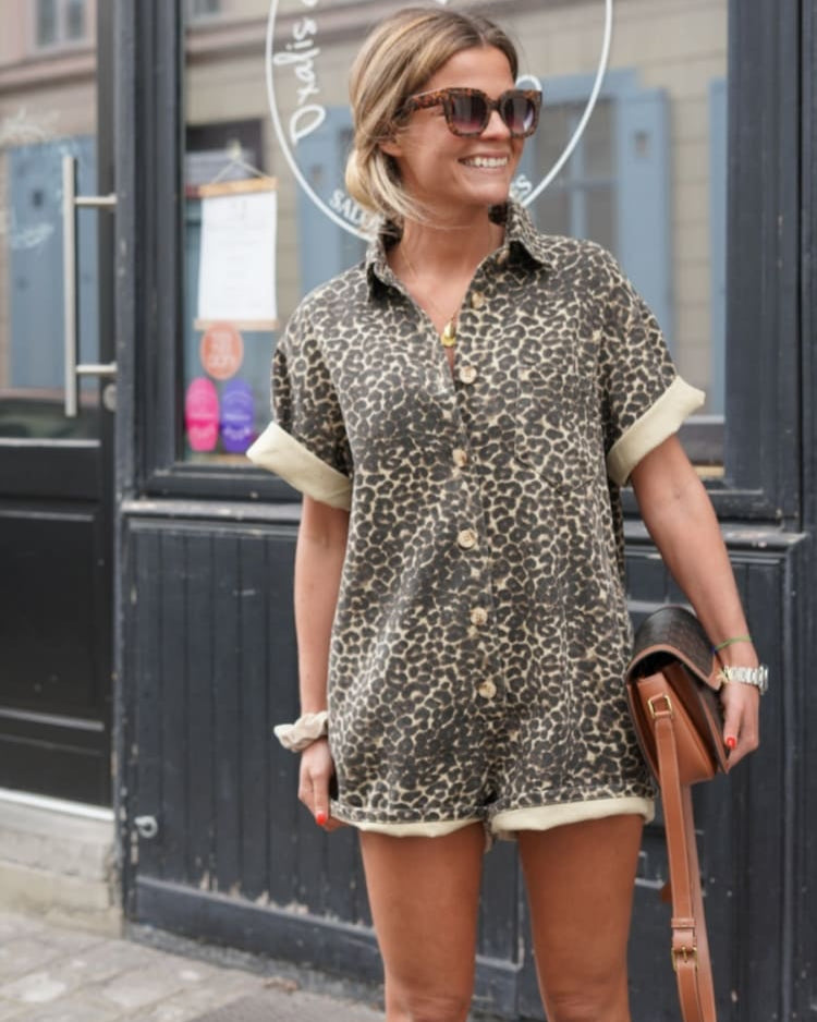 Stijlvolle Safari Playsuit voor Dames – Comfortabele & Trendy Jumpsuit