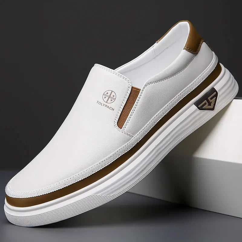 Leren Slip-On Schoenen – Echt Leer & Comfortabele Instappers voor Heren en Dames