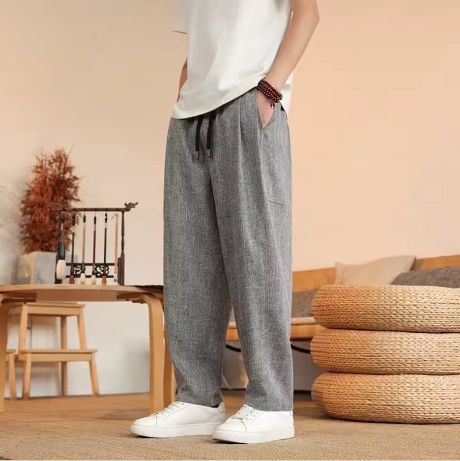 Ultrazachte Ademendende IJszijde Broek – Comfortabele Loungebroek met Relaxte Pasvorm