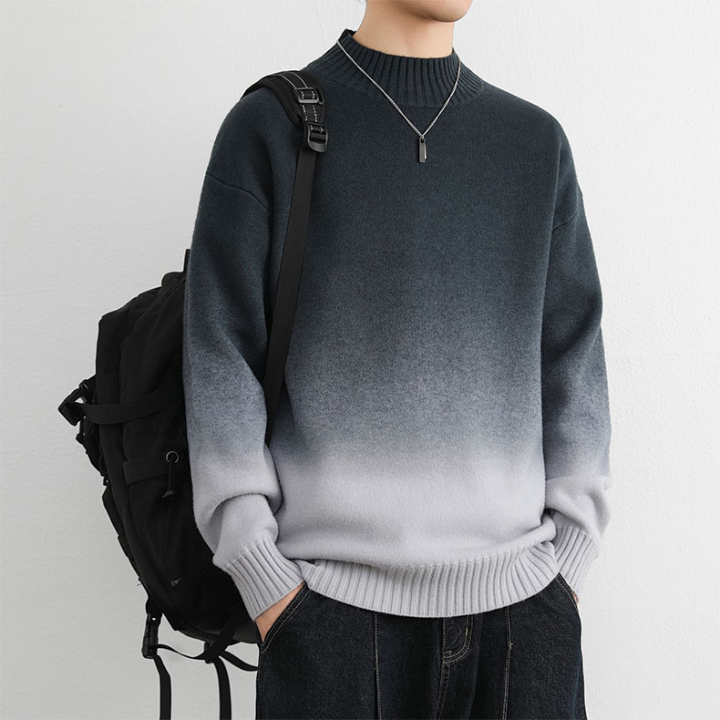 Ombré Gebreide Crewneck – Zachte & Stijlvolle Trui