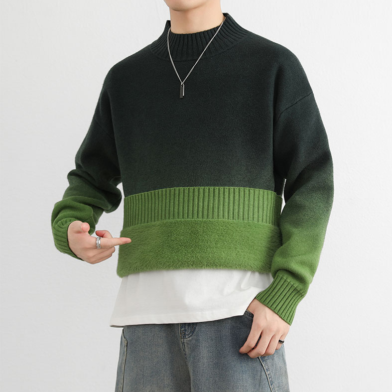 Ombré Gebreide Crewneck – Zachte & Stijlvolle Trui