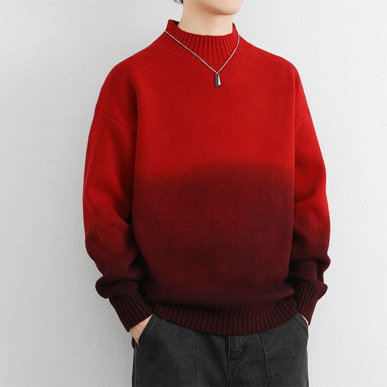 Ombré Gebreide Crewneck – Zachte & Stijlvolle Trui