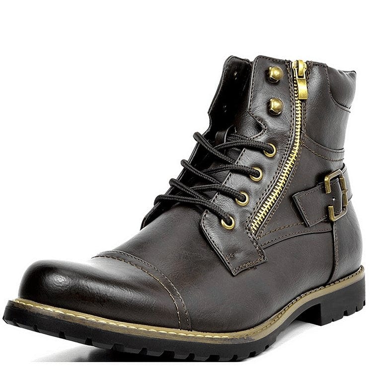 Nightrider Leren Boots – Stoere en Duurzame Herenschoenen voor Elke Gelegenheid