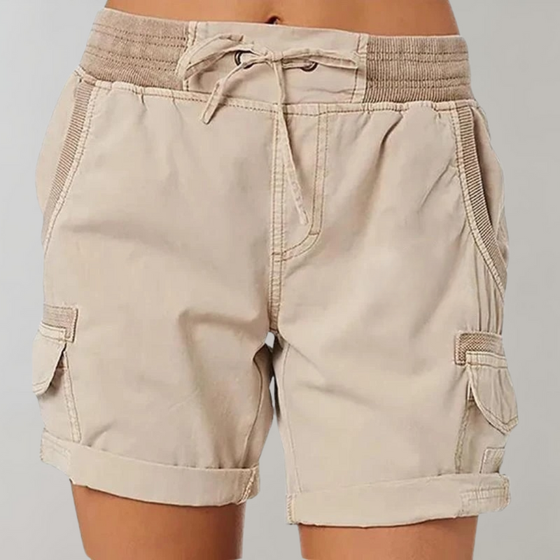 Zomerse Damesshort met Hoge Taille – Licht, Trendy en Comfortabel