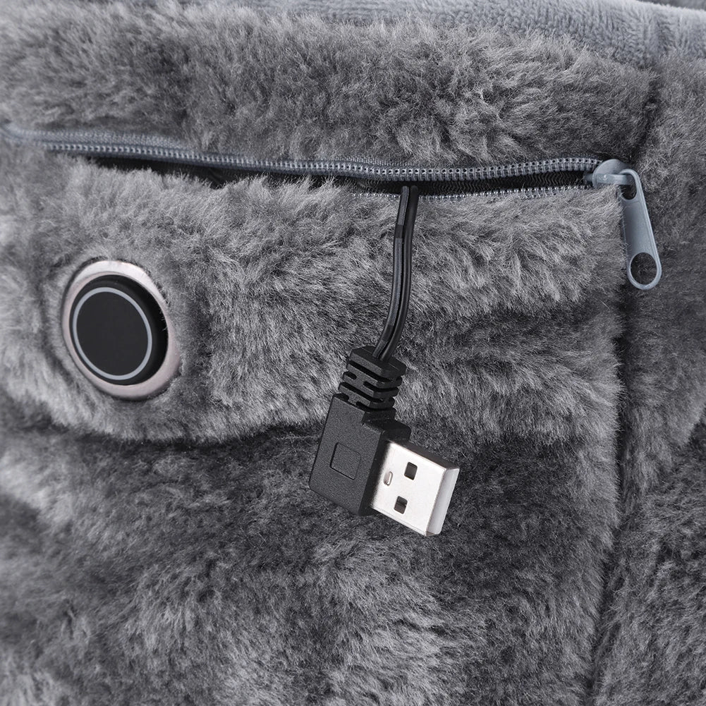 Dreamstep USB-Verwarmde Pantoffels – Knusse & Warme Sloffen voor Koude Winterdagen