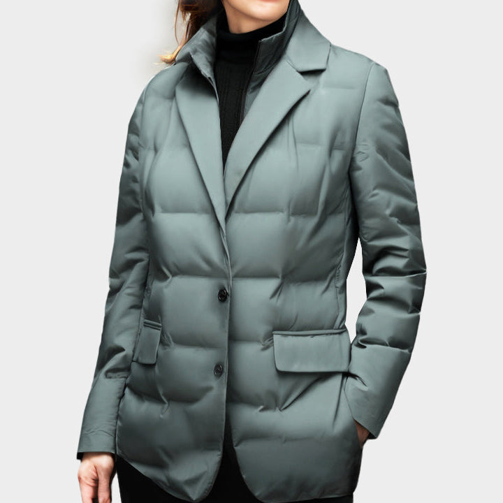 Downtown Windbreaker – Stijlvolle Wind- & Waterdichte Jas met Donzen Vulling
