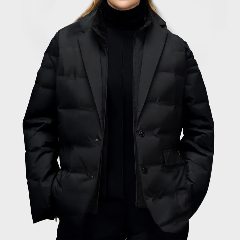 Downtown Windbreaker – Stijlvolle Wind- & Waterdichte Jas met Donzen Vulling