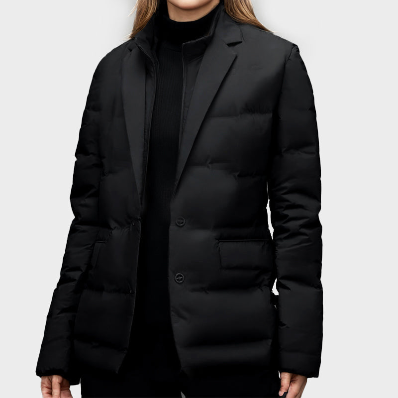 Downtown Windbreaker – Stijlvolle Wind- & Waterdichte Jas met Donzen Vulling
