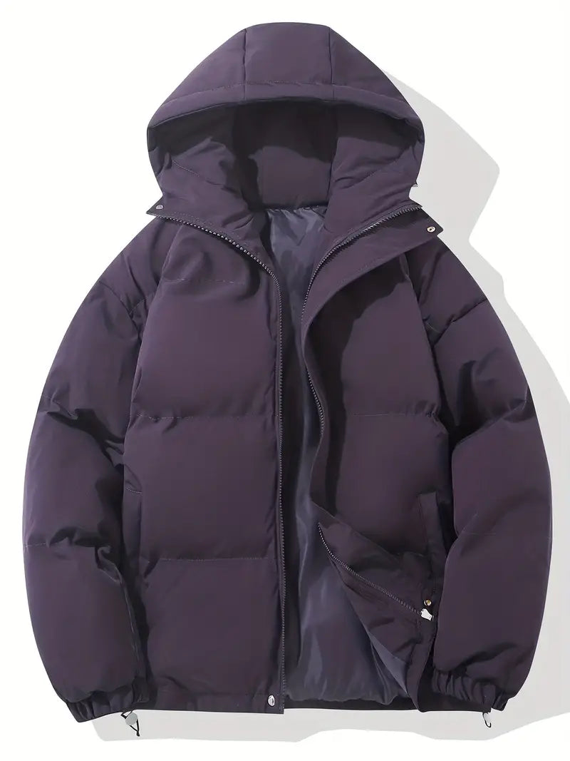 Gevoerde Winterjas met Capuchon – Warme Heren & Dames Jas met Stijlvol Design